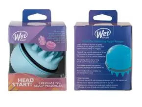 WetBrush Exfoliating Scalp Massager Brush Blue